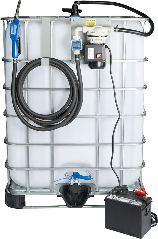 Electric and Battery Powered DEF Tote Pump AC adapter and 12V Batter DEFHero