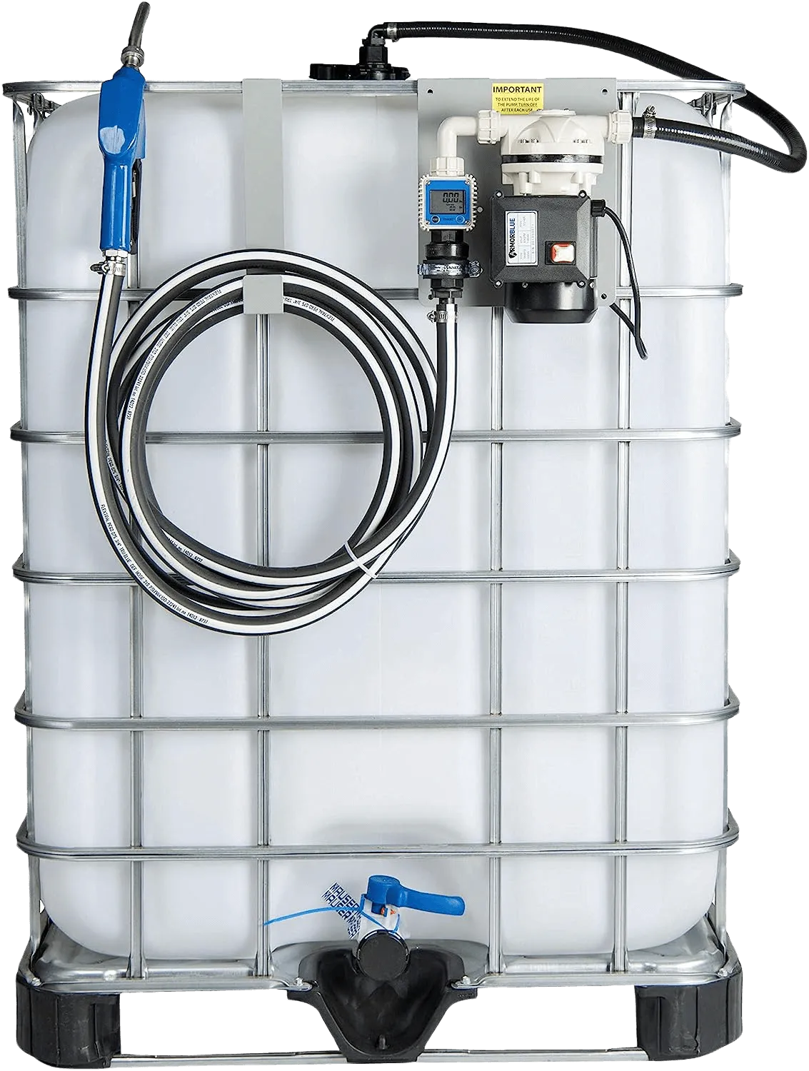 Electric DEF Tote Dispensing System w/ Nozzle & Flow Meter