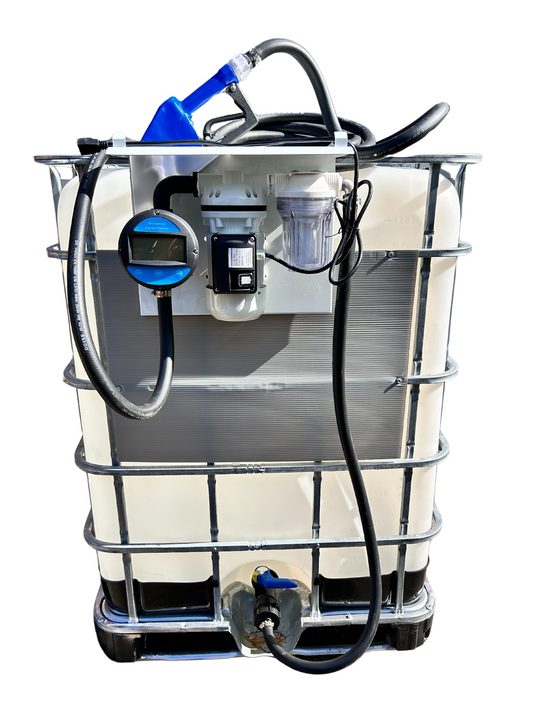 Electric DEF Tote Dispensing System w/ Nozzle, Flow Meter, and Purity Filter